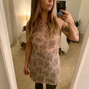 Calvin Klein vintage sheer day dress